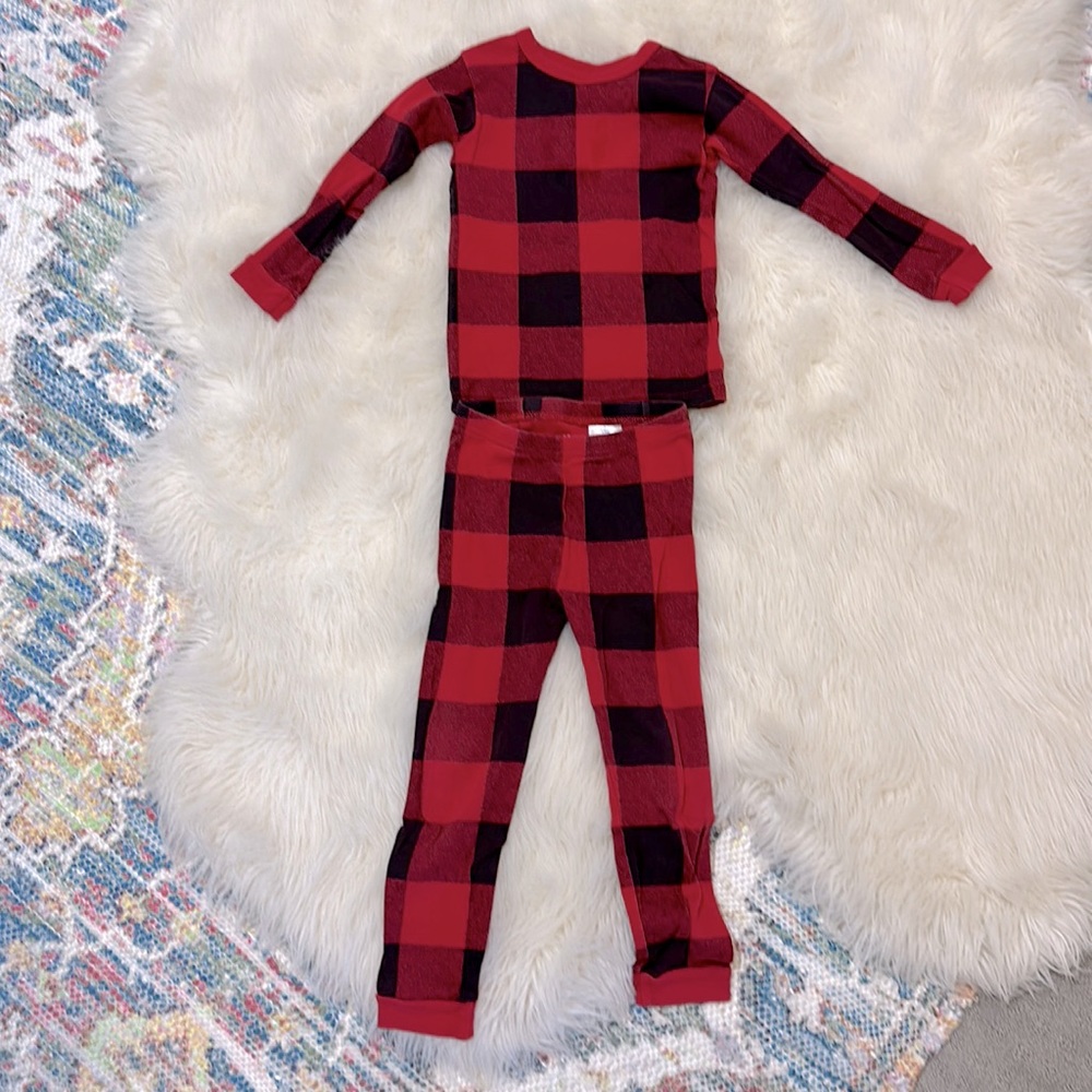 Buffalo Plaid Christmas Pajamas 5T